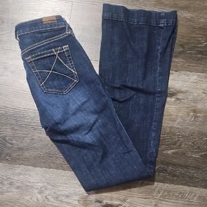 Ariat Women's Dark Blue Boot Cut Jeans